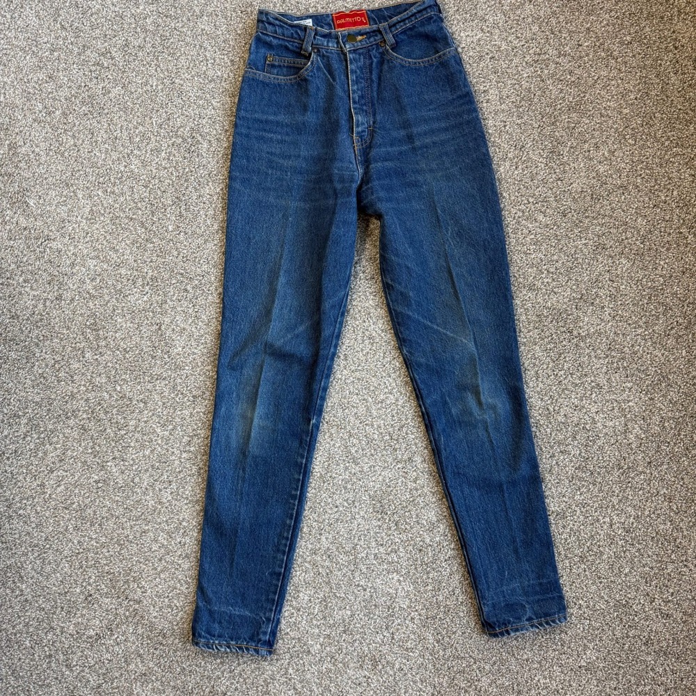 Palmettos Vintage High Waisted Straight Leg Blue Jeans‎ Womens Size 5 Western